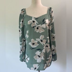 Ann Taylor | Floral Blouse | Size S